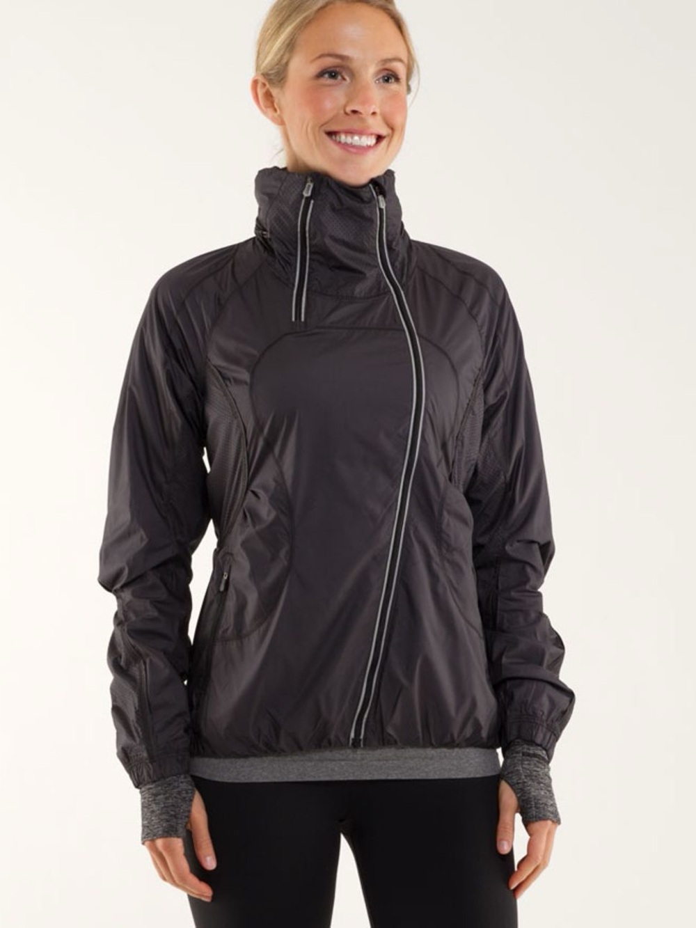 Lululemon Run: Inspire Jacket Black Size 8